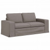 Sofa Ciemnoszary 182 x 80 x 82 cm tkanina