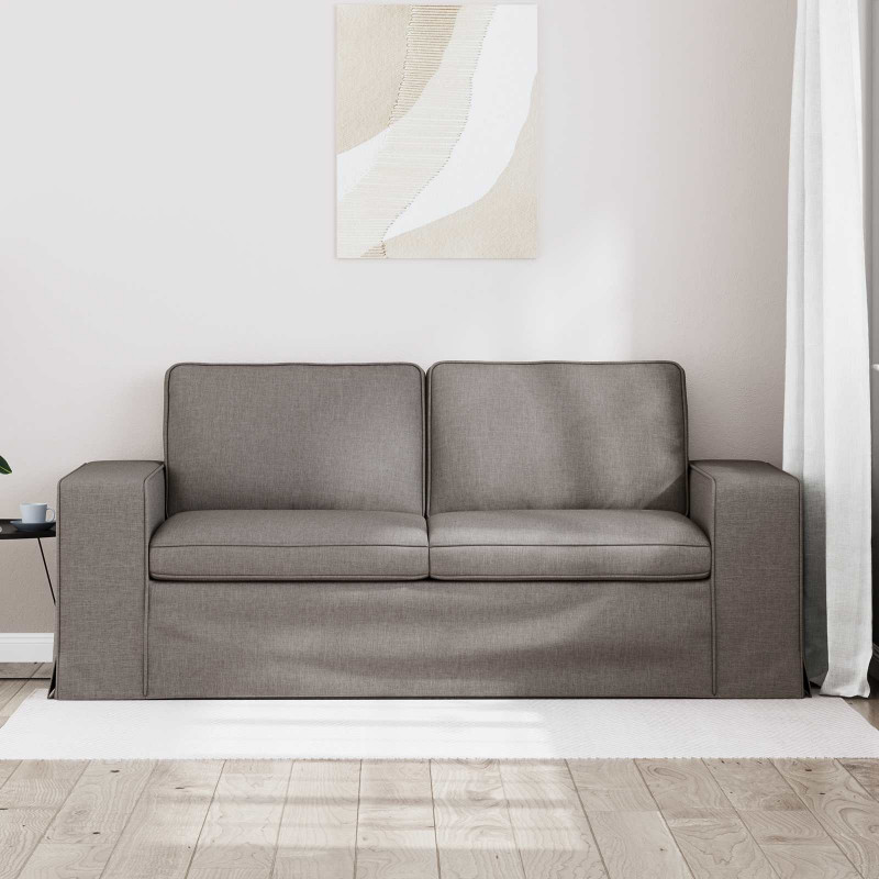 Sofa Ciemnoszary 182 x 80 x 82 cm tkanina
