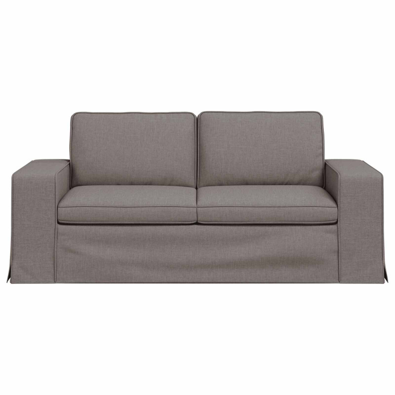 Sofa Ciemnoszary 182 x 80 x 82 cm tkanina