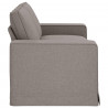 Sofa Ciemnoszary 182 x 80 x 82 cm tkanina