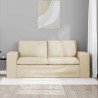 Sofa Kremowy 182 x 80 x 82 cm tkanina