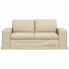 Sofa Kremowy 182 x 80 x 82 cm tkanina