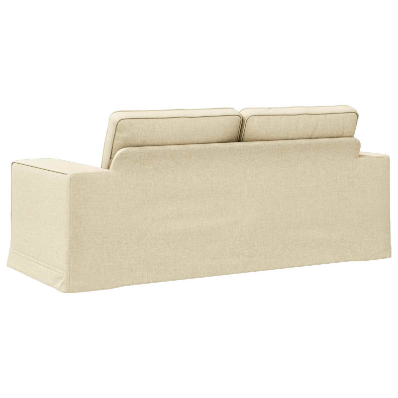 Sofa Kremowy 182 x 80 x 82 cm tkanina