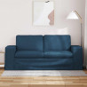 Sofa Niebieski 182 x 80 x 82 cm tkanina