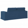 Sofa Niebieski 182 x 80 x 82 cm tkanina