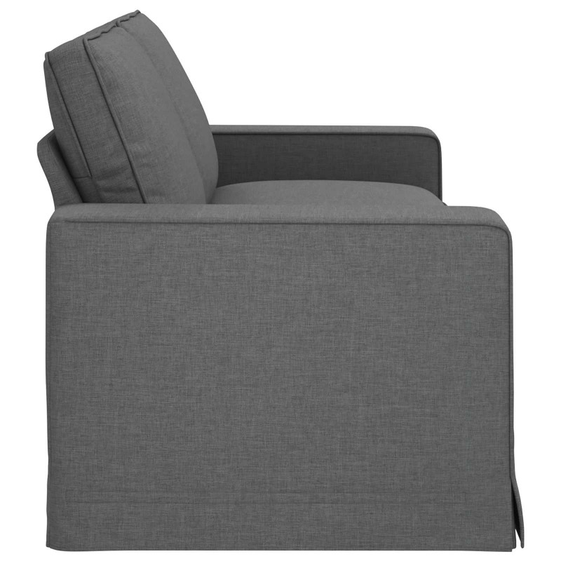 Sofa Ciemnoszary 222 x 80 x 82 cm tkanina