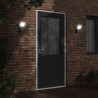Zewnętrzny kinkiet LED z czujnikiem, czarny, odlewane aluminium