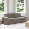Sofa Ciemnoszary 222 x 80 x 82 cm tkanina