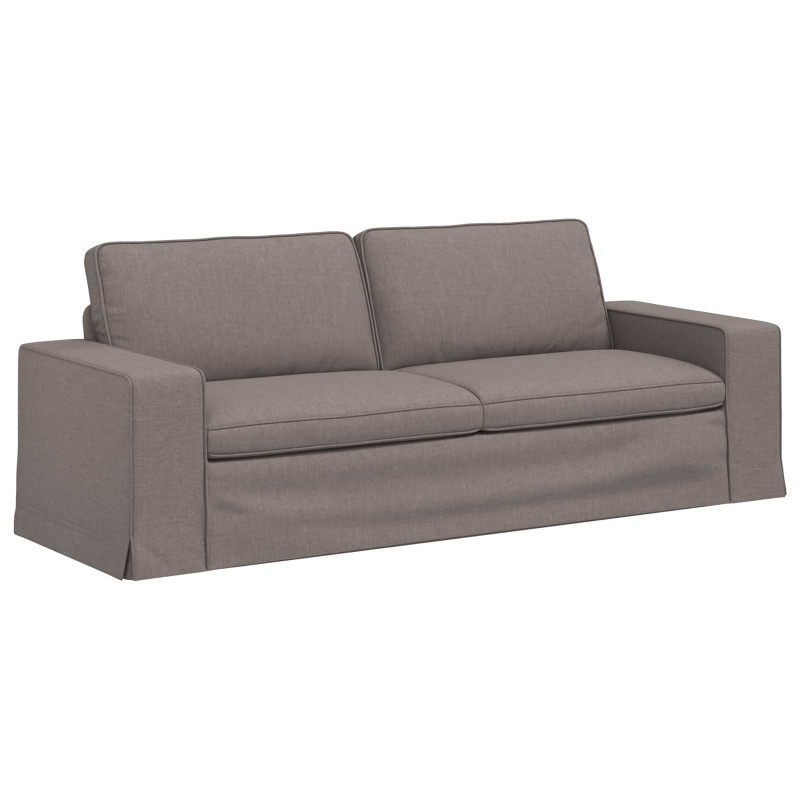 Sofa Ciemnoszary 222 x 80 x 82 cm tkanina