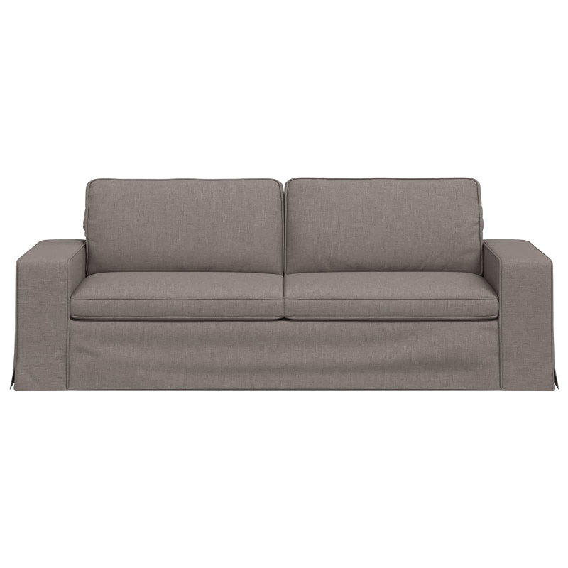Sofa Ciemnoszary 222 x 80 x 82 cm tkanina