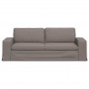 Sofa Ciemnoszary 222 x 80 x 82 cm tkanina