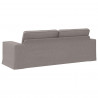 Sofa Ciemnoszary 222 x 80 x 82 cm tkanina