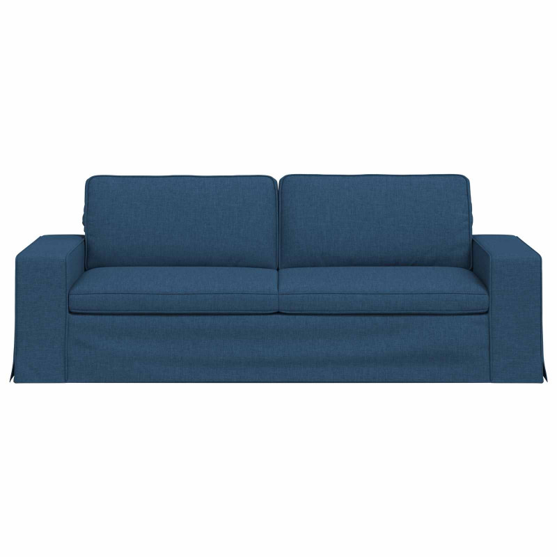 Sofa Niebieski 222 x 80 x 82 cm tkanina