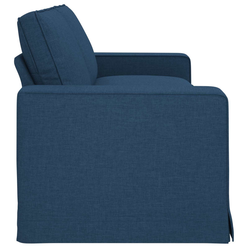 Sofa Niebieski 222 x 80 x 82 cm tkanina