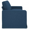 Sofa Niebieski 222 x 80 x 82 cm tkanina