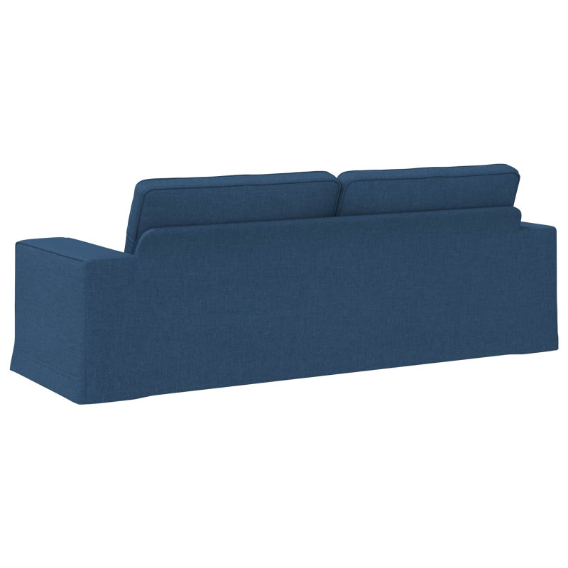 Sofa Niebieski 222 x 80 x 82 cm tkanina