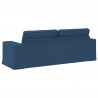 Sofa Niebieski 222 x 80 x 82 cm tkanina