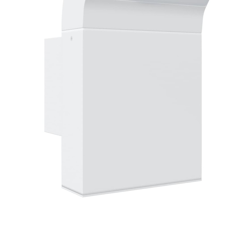 Zewnętrzny kinkiet LED, biały, odlewane aluminium