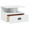 Szafka Nocna Hill Biały 40 x 31 x 27 cm Lite drewno sosnowe