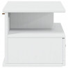 Szafka Nocna Hill Biały 40 x 31 x 27 cm Lite drewno sosnowe