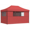 Namiot Imprezowy bordowy 292 x 440 x 315 cm Materiał Oxford