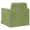 Sofa Jasnozielony 78 x 78 x 80 cm Aksamit