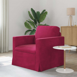 Sofa Czerwone wino 78 x 78 x 80 cm Aksamit