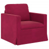 Sofa Czerwone wino 78 x 78 x 80 cm Aksamit