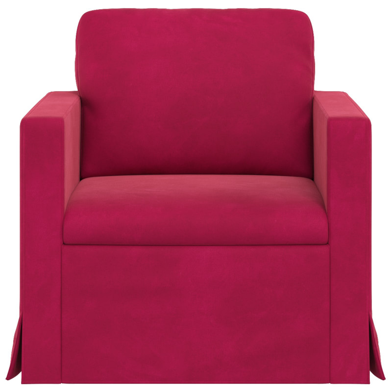 Sofa Czerwone wino 78 x 78 x 80 cm Aksamit