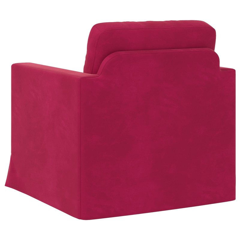 Sofa Czerwone wino 78 x 78 x 80 cm Aksamit