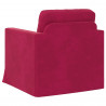 Sofa Czerwone wino 78 x 78 x 80 cm Aksamit