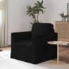 Sofa Czarny 78 x 78 x 80 cm Aksamit