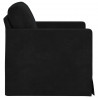 Sofa Czarny 78 x 78 x 80 cm Aksamit