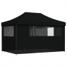 Namiot Imprezowy Czarny 292 x 440 x 315 cm Materiał Oxford
