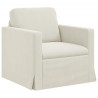 Sofa Kremowy 78 x 78 x 80 cm Aksamit
