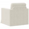Sofa Kremowy 78 x 78 x 80 cm Aksamit