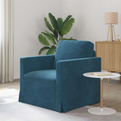 Sofa Niebieski 78 x 78 x 80 cm Aksamit