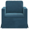 Sofa Niebieski 78 x 78 x 80 cm Aksamit