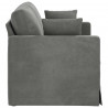 Sofa Ciemnoszary 138 x 78 x 80 cm Aksamit