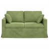Sofa Jasnozielony 138 x 78 x 80 cm Aksamit