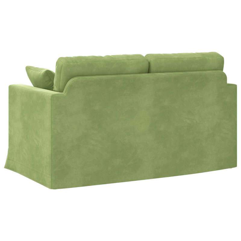 Sofa Jasnozielony 138 x 78 x 80 cm Aksamit