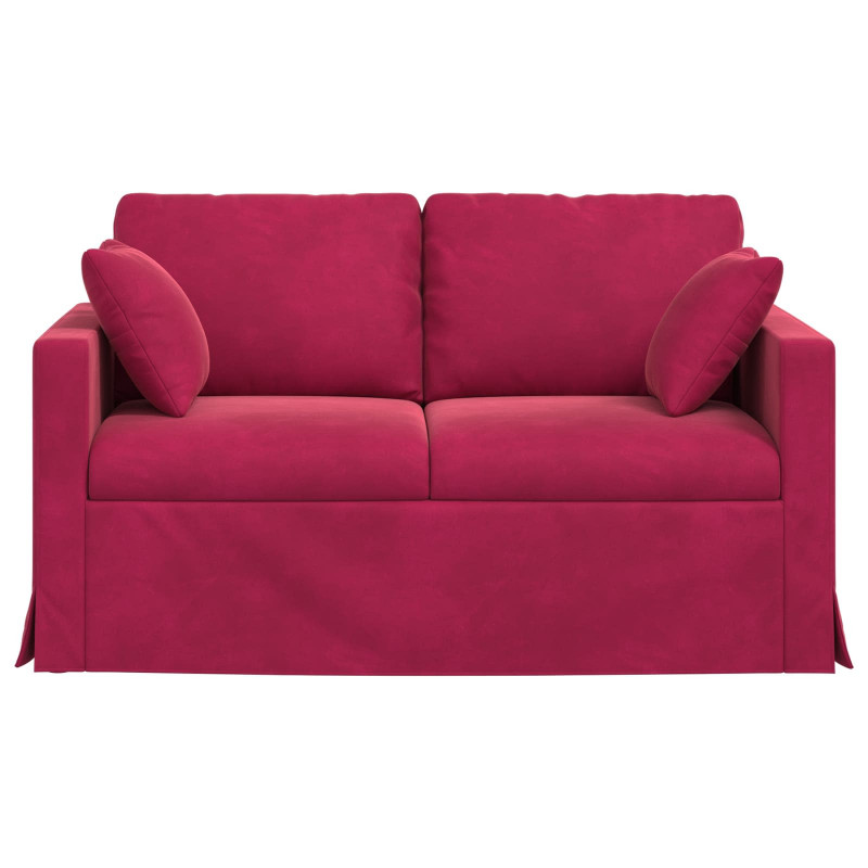 Sofa Czerwone wino 138 x 78 x 80 cm Aksamit