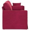 Sofa Czerwone wino 138 x 78 x 80 cm Aksamit