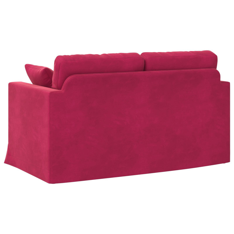 Sofa Czerwone wino 138 x 78 x 80 cm Aksamit