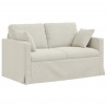Sofa Kremowy 138 x 78 x 80 cm Aksamit