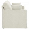 Sofa Kremowy 138 x 78 x 80 cm Aksamit