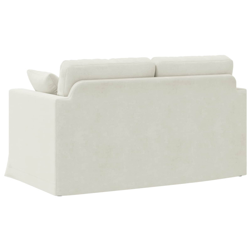 Sofa Kremowy 138 x 78 x 80 cm Aksamit