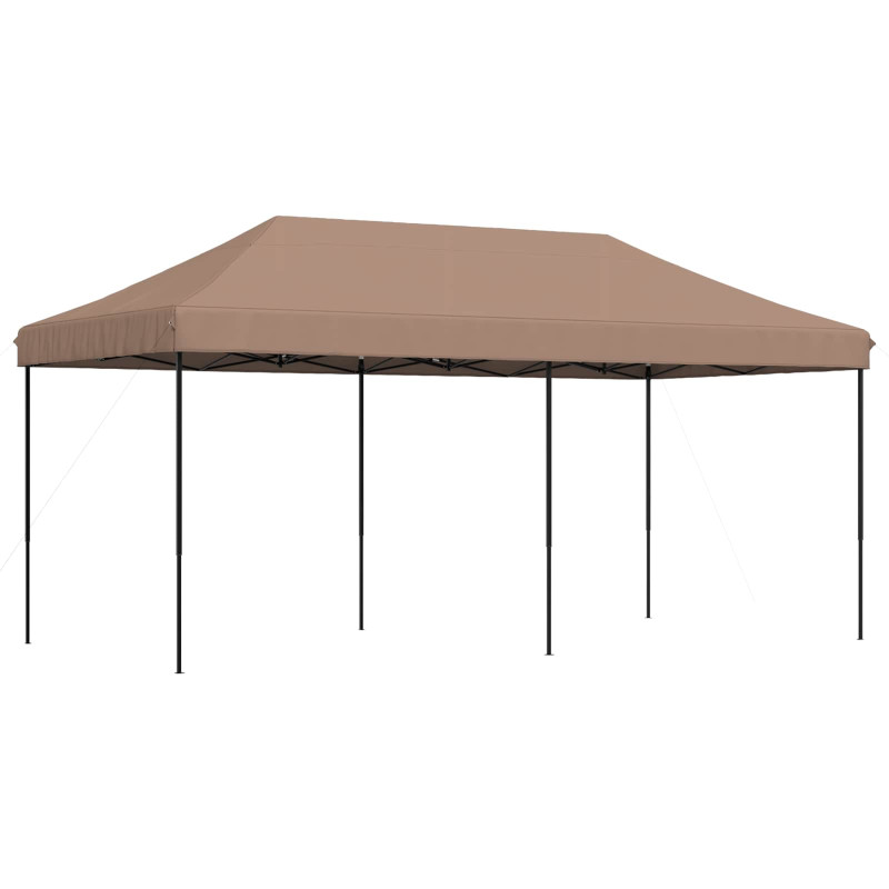 Namiot Imprezowy Brązowy 292 x 580 x 315 cm Materiał Oxford