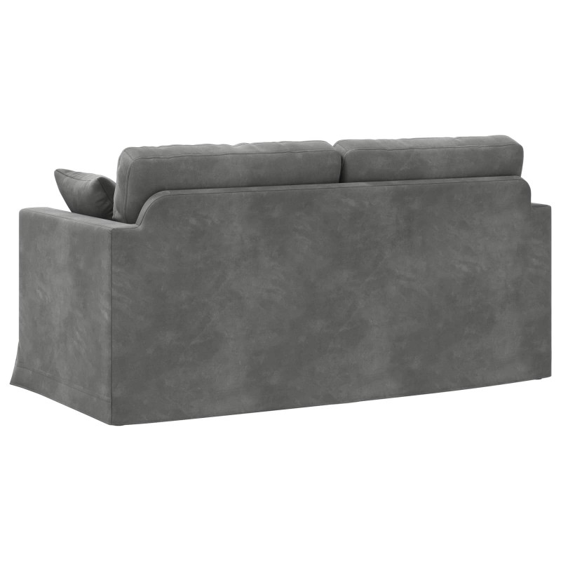 Sofa Ciemnoszary 158 x 78 x 80 cm Aksamit