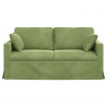 Sofa Jasnozielony 158 x 78 x 80 cm Aksamit